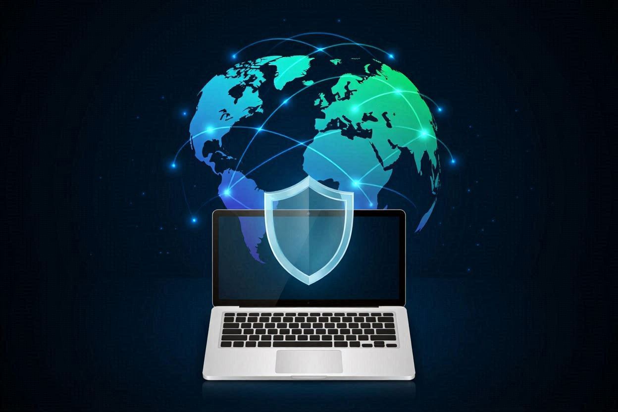 Remote cybersecurity work with global network